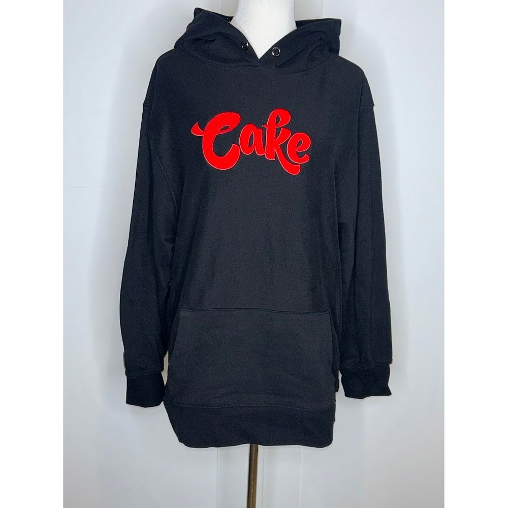 Cake Mens Limited‎ Edition Black Hoodie Chenille Logo Serial 645/1000 Streetwear